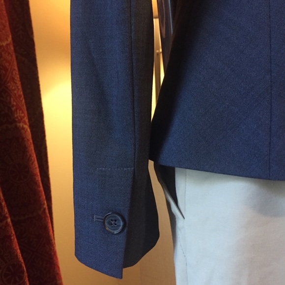 đš Banana Republic Slate Blue Blazer 4P Like New - Picture 4 of 8